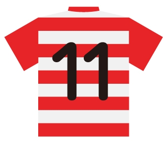 ラグビー歴代日本代表11番（左ウイング）でのスタメン出場選手